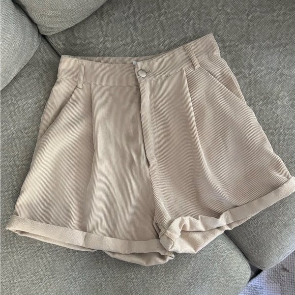 Princess Polly Pants - Princess Polly Corduroy Mom Shorts